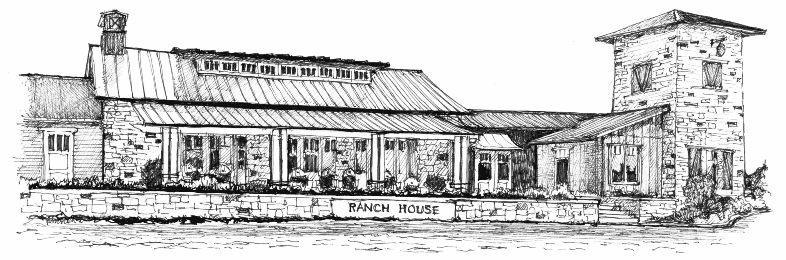 Santa Rita Ranch Illustration of Ranch House