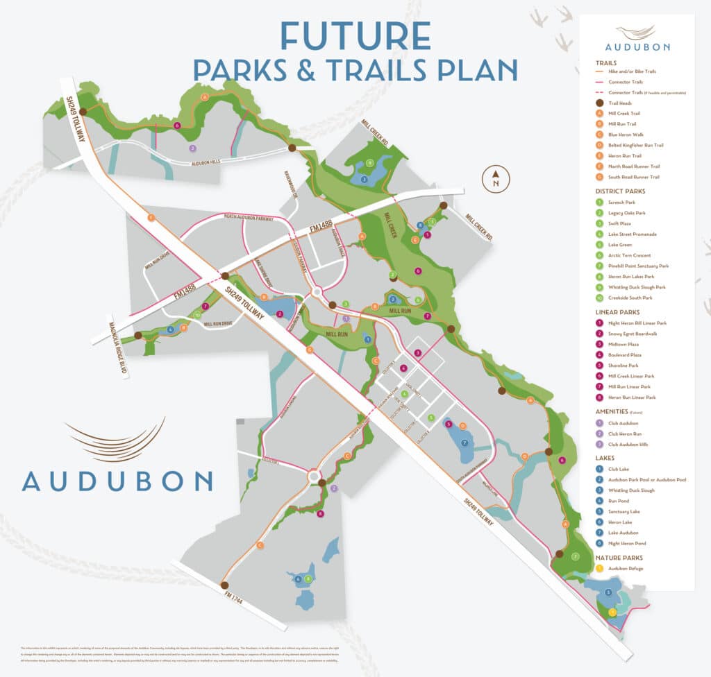 Audubon Trail Map